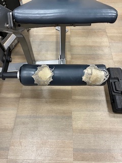 Leg roller – before