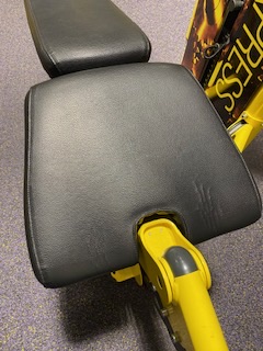 Worn seat pad