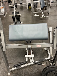 Preacher curl pad – after